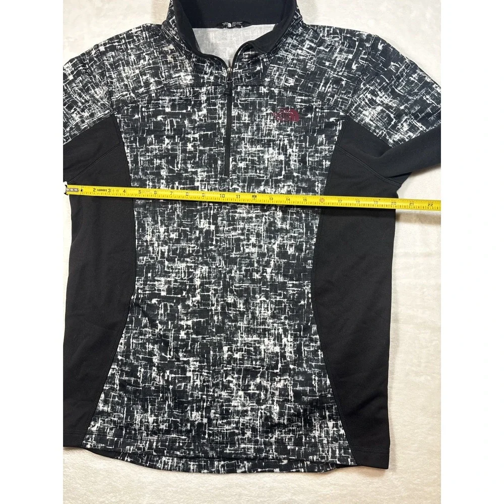 The North Face Pullover Mens M Black Quarter Zip Running Top F16 Athletic